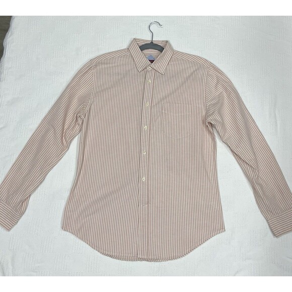 Merona long sleeve tailored fit coupe Size M Pre-Owned Seasonal vibes pink - Picture 3 of 6